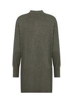 Dollie Lång Cardigan Dam Dark Olive Melange Soyaconcept