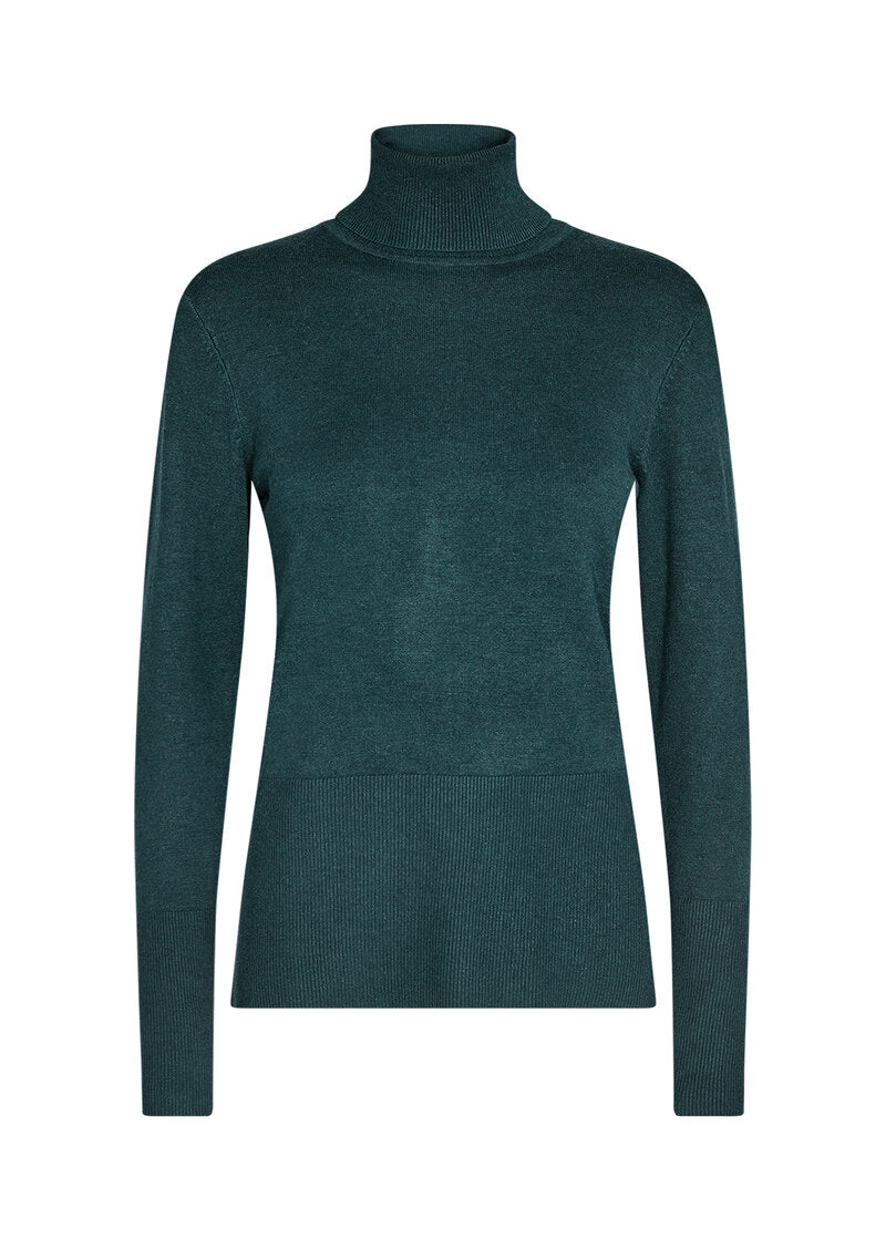 Dollie Polo Women Shady Green Melange Soyaconcept