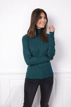 Dollie Polo Women Shady Green Melange Soyaconcept