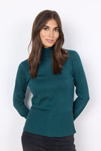 Dollie Polo Women Shady Green Melange Soyaconcept