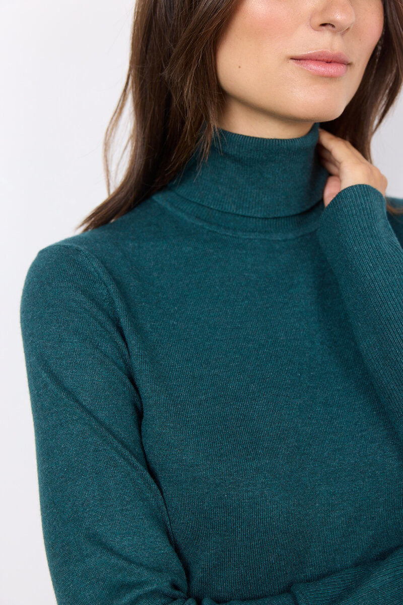 Dollie Polo Women Shady Green Melange Soyaconcept