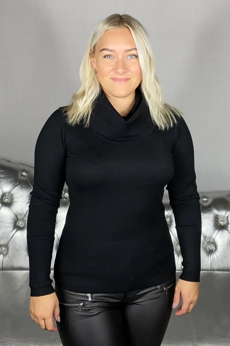 Dollie Pullover Dam Black - Soyaconcept