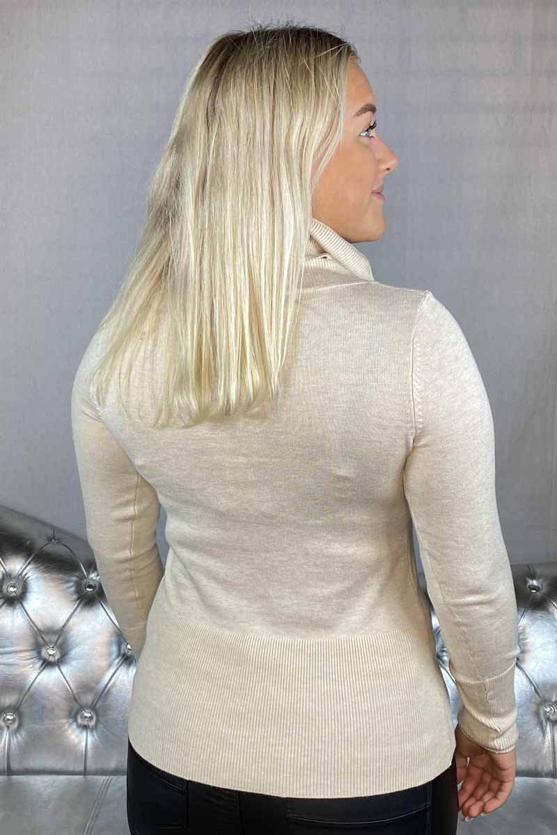 Dollie Pullover Women Cream Melange Soyaconcept