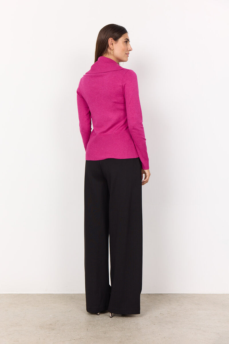 Dollie Pullover Dam Fuchsia Melange Soyaconcept