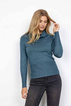 Dollie Pullover Women Slate Melange Soyaconcept