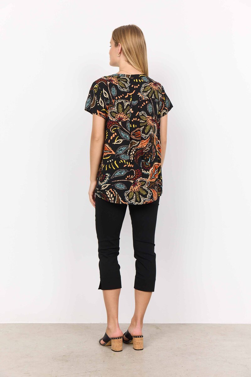 Emine 1 Blouse Women Black Combi Soyaconcept
