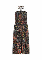 Emine 2 Smocked Dress Women Black Combi Soyaconcept