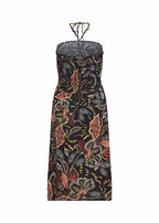 Emine 2 Smocked Dress Women Black Combi Soyaconcept