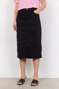 Erna 22 Jeanskjol Dam Black Soyaconcept