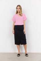 Erna 22 Denim Skirt Women Black Soyaconcept
