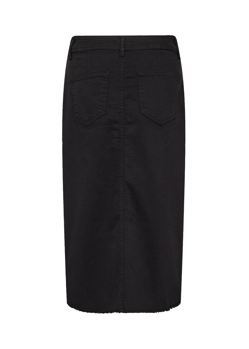 Erna 22 Denim Skirt Women Black Soyaconcept