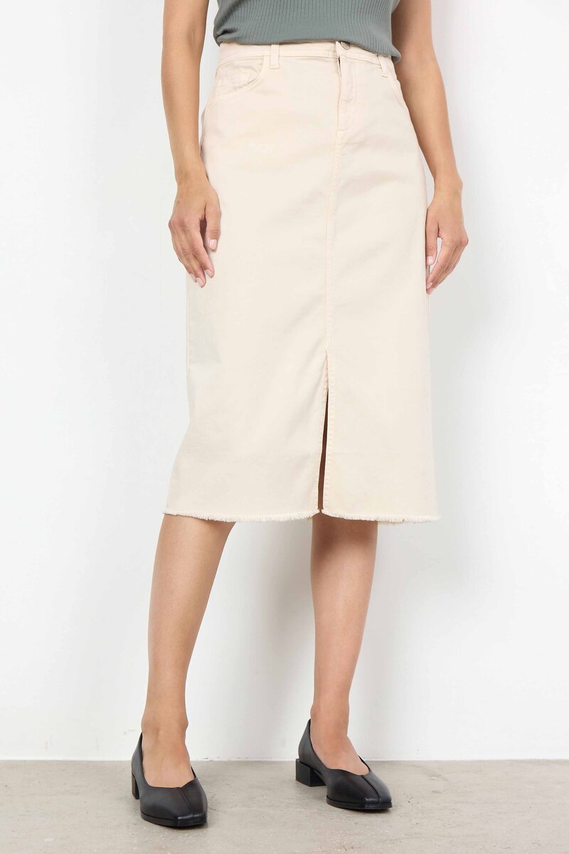 Erna 22 Jeanskjol Dam Cream Soyaconcept