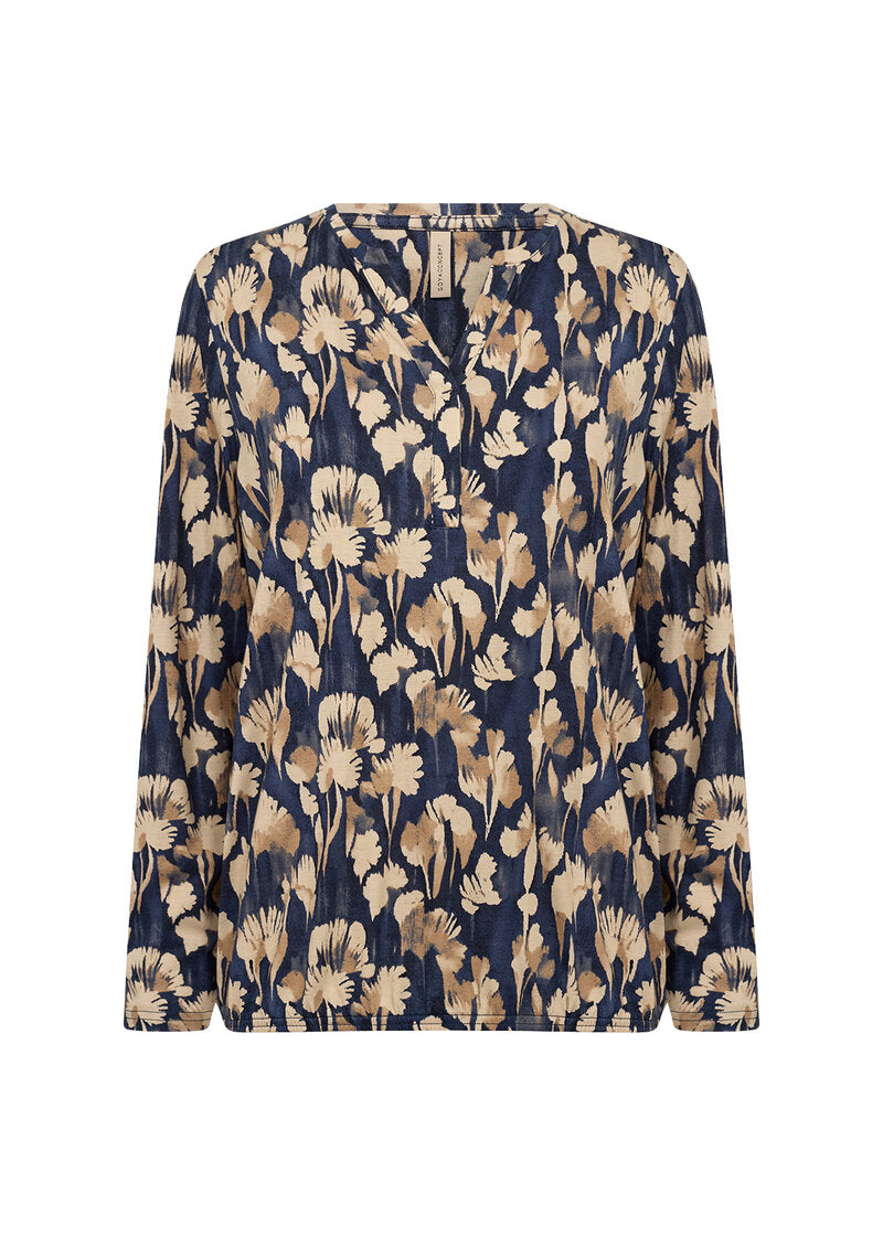 Felicity 525 Top Women Navy Blazer Combi Soyaconcept