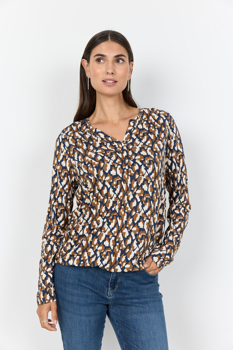 Felicity 527 Topp Dam Navy Blazer Combi Soyaconcept