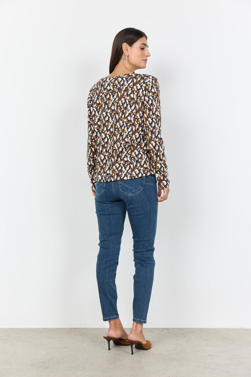 Felicity 527 Topp Dam Navy Blazer Combi Soyaconcept