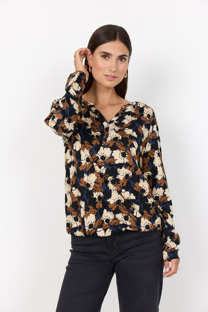 Felicity 529 Top Women Black Combi Soyaconcept