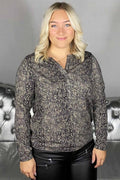 Soyaconcept Felicity Top Women Dusk Green Patterned - Soyaconcept