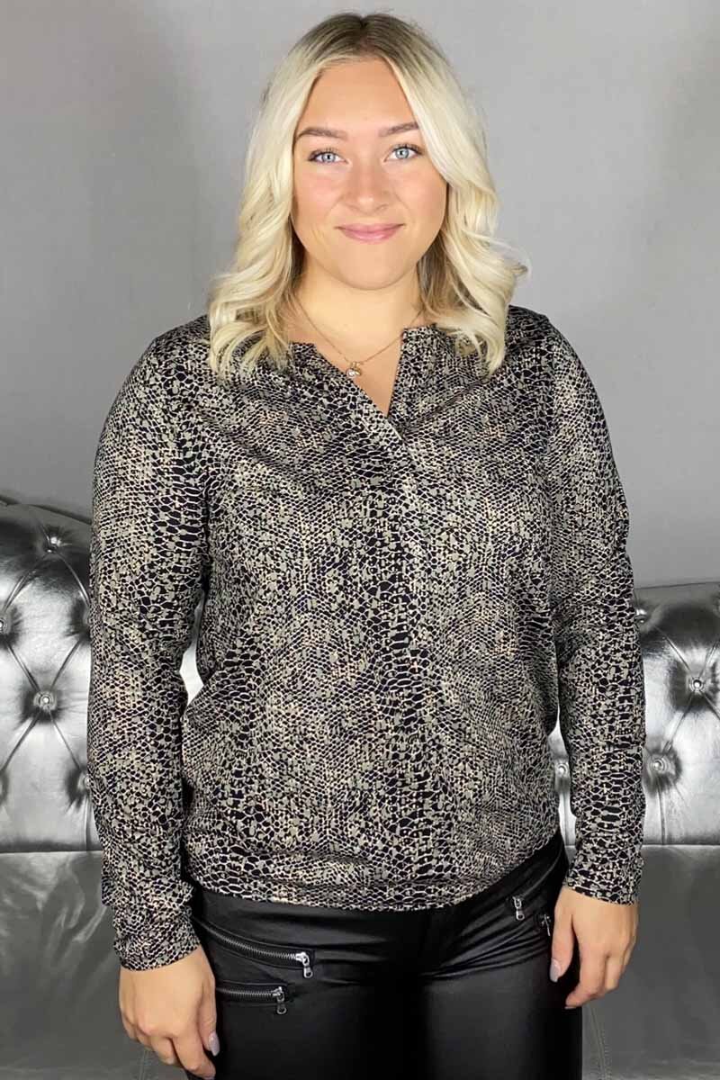 Soyaconcept Felicity Top Women Dusk Green Patterned - Soyaconcept