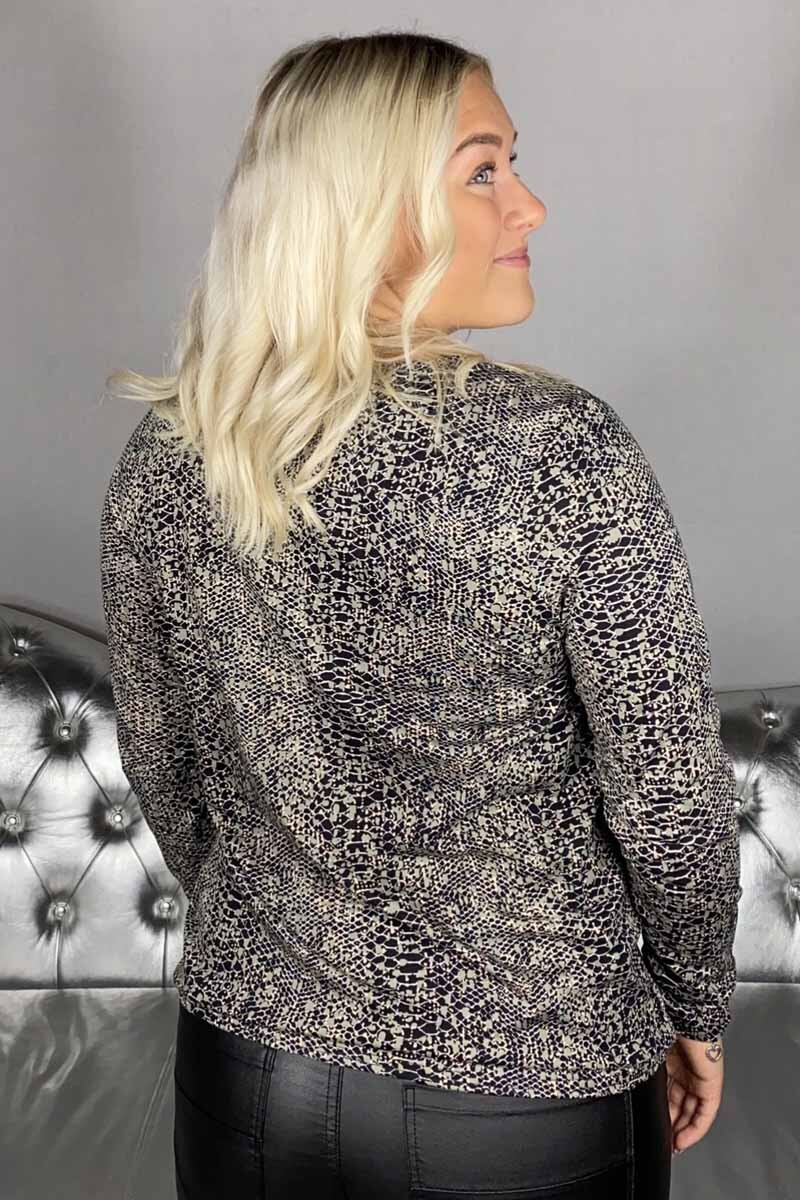 Soyaconcept Felicity Top Women Dusk Green Patterned - Soyaconcept