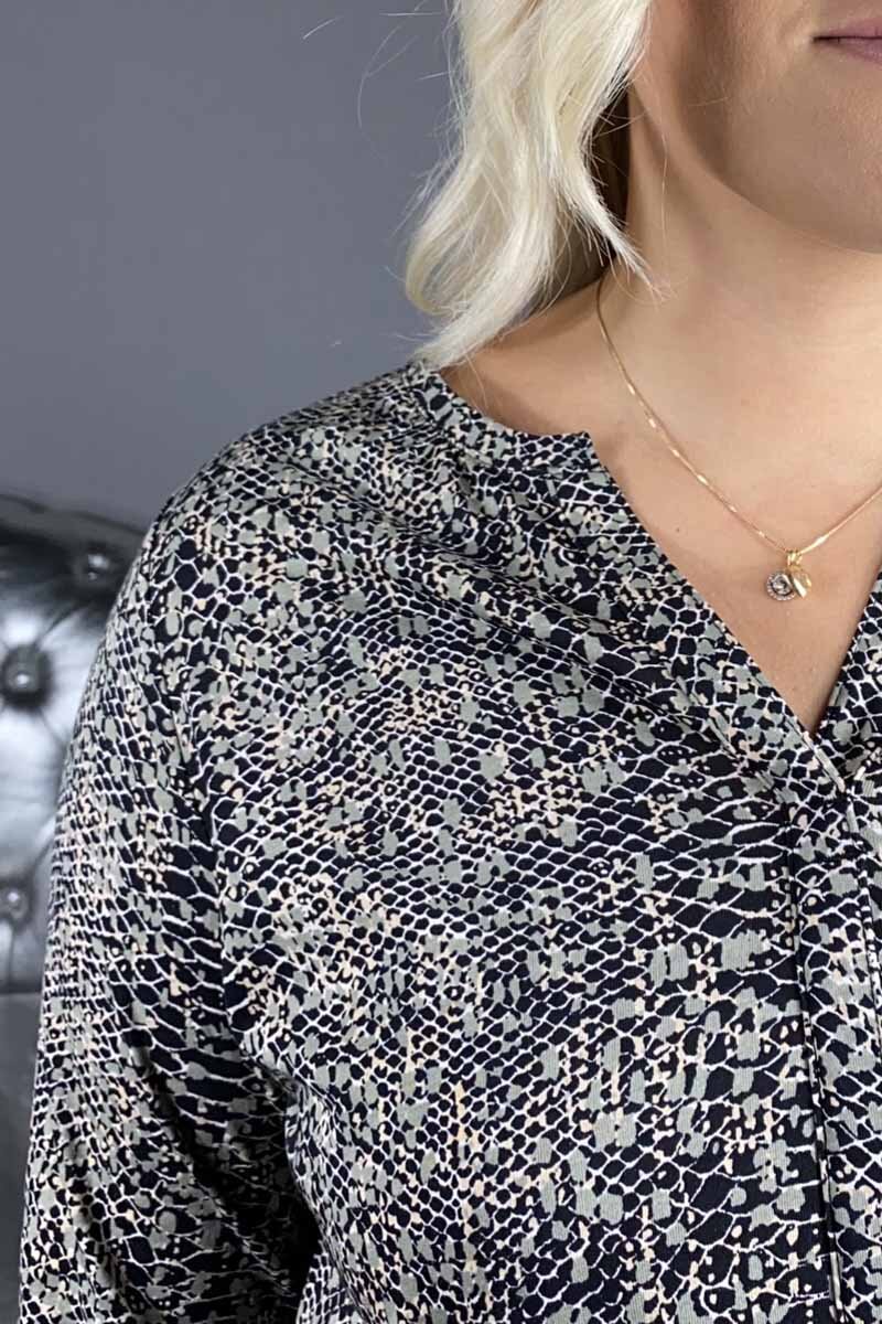 Soyaconcept Felicity Top Women Dusk Green Patterned - Soyaconcept
