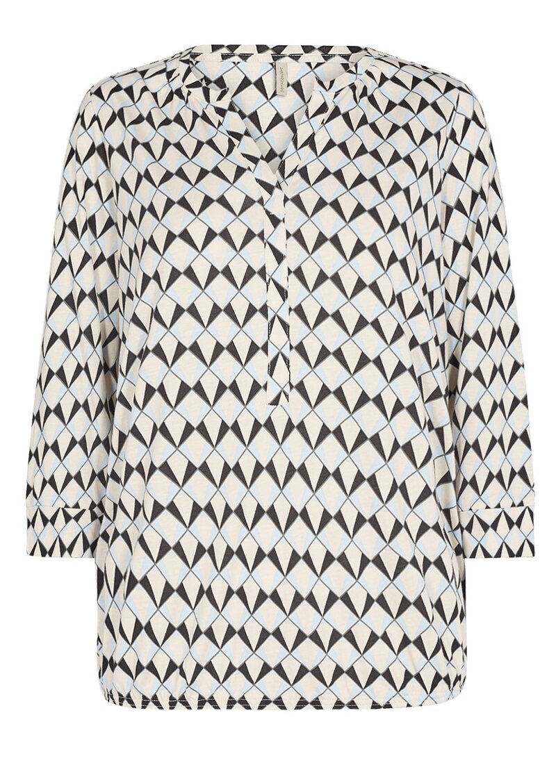 Felicity Topp Women's Patterned Blue - Soyaconcept