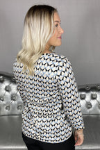 Felicity Topp Women's Patterned Blue - Soyaconcept