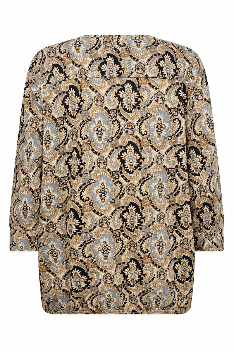 Felicity Topp Dam Paisley Black Combi Soyaconcept