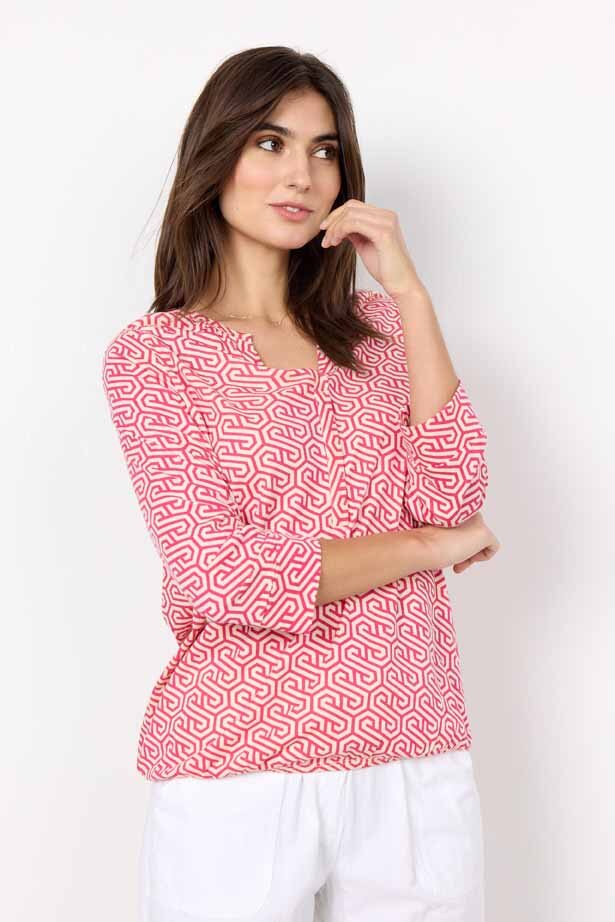 Felicity Top Women Diamond Fuchsia Combi Soyaconcept