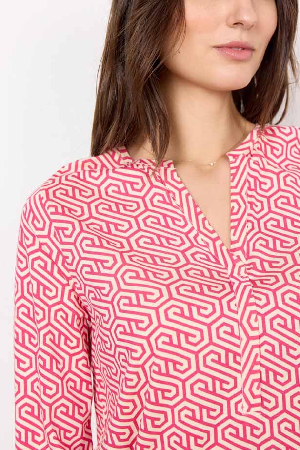 Felicity Top Women Diamond Fuchsia Combi Soyaconcept