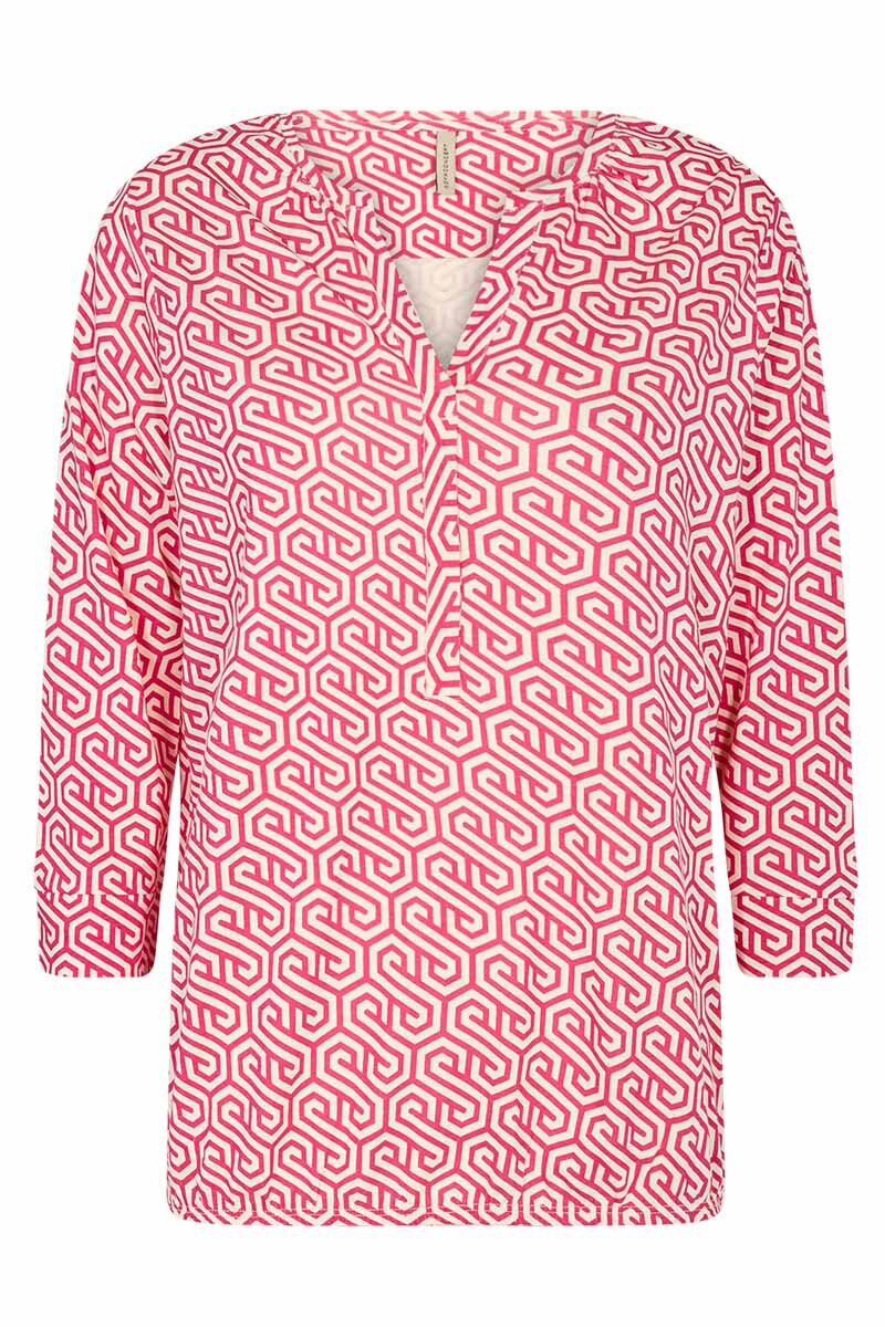 Felicity Top Women Diamond Fuchsia Combi Soyaconcept