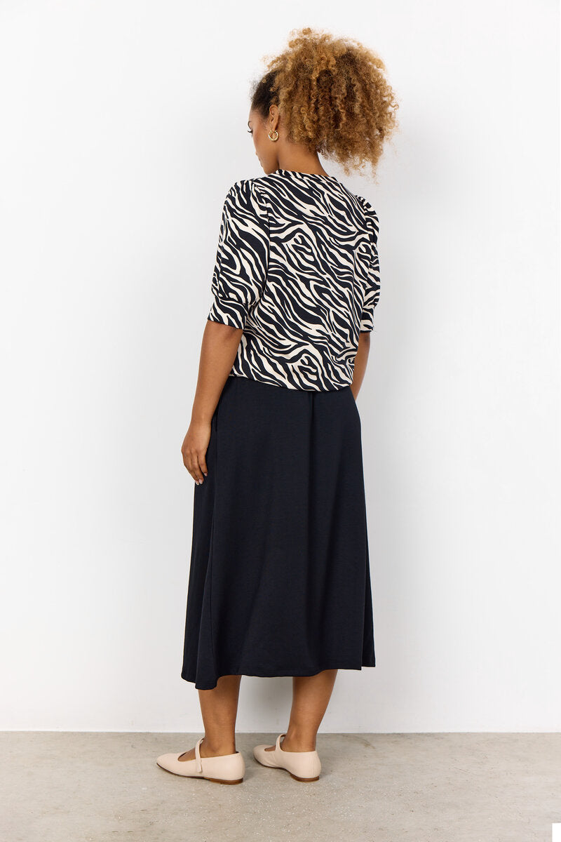 Fionia 9 Top Women Black Combi Soyaconcept