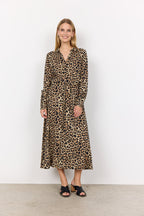 Flavia 2 Dress Women Black Combi Soyaconcept