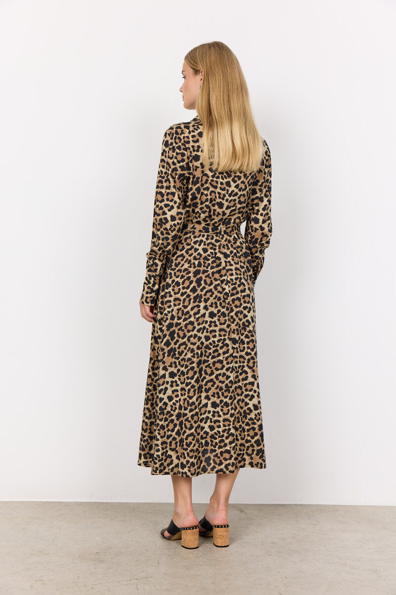 Flavia 2 Dress Women Black Combi Soyaconcept