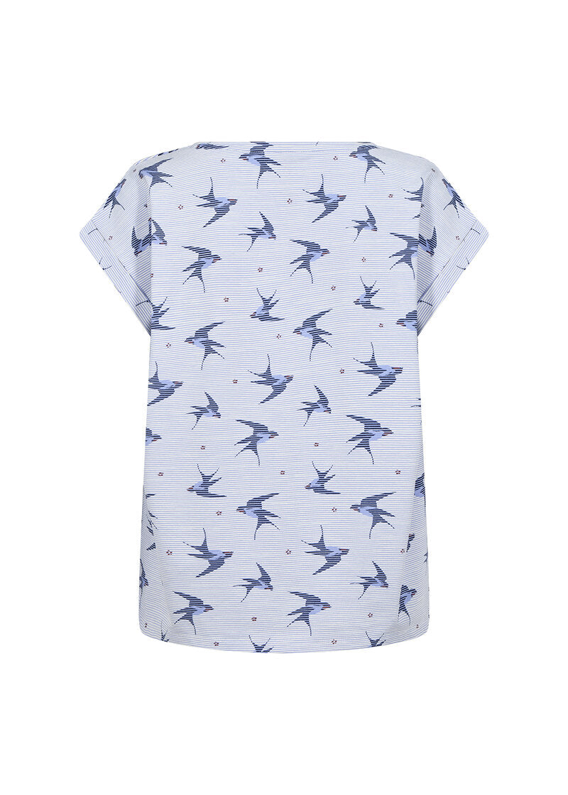 Galina 62 T-Shirt Women Hydrangea Combi Soyaconcept