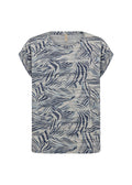 Galina 66 T-shirt Women Estate Blue Combi Soyaconcept