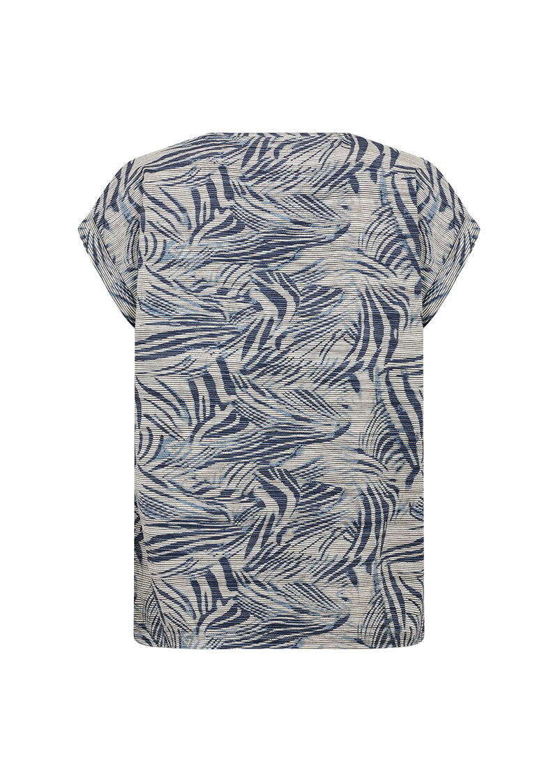 Galina 66 T-shirt Women Estate Blue Combi Soyaconcept