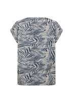 Galina 66 T-shirt Women Estate Blue Combi Soyaconcept