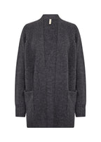 Gunna 13 Stickad Cardigan Dam Dark Earth Melange Soyaconcept