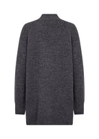 Gunna 13 Stickad Cardigan Dam Dark Earth Melange Soyaconcept