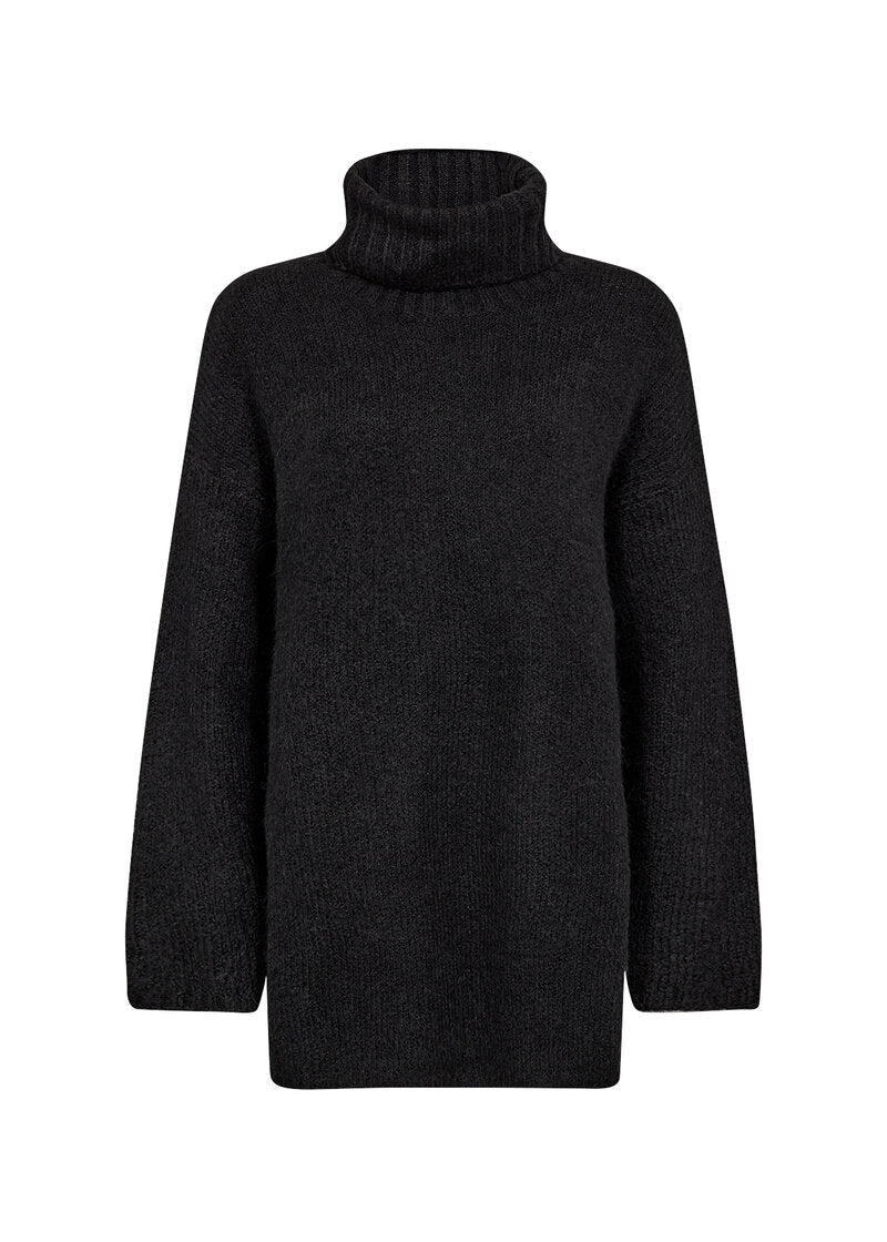Gunna Stickad Tröja Dam Black Soyaconcept