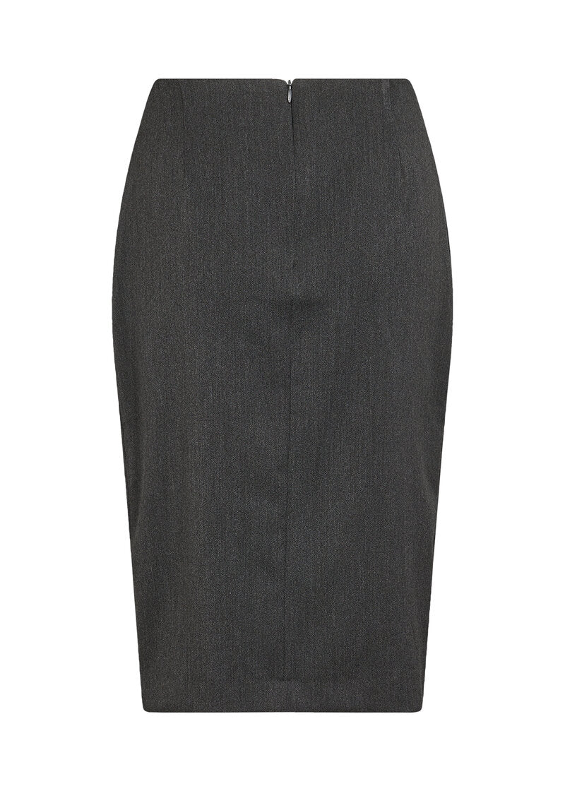 Honey Skirt Women Dark Grey Melange Soyaconcept