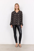 Iane Blus Dam Black Combi Soyaconcept
