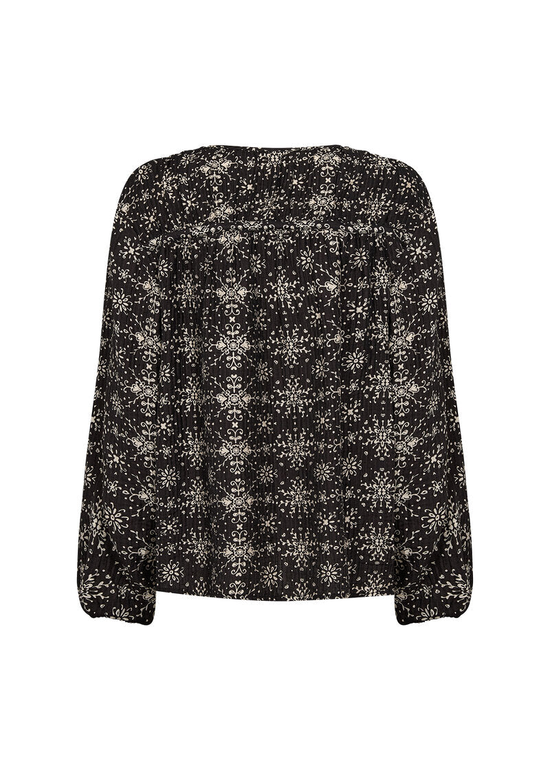 Iane Blus Dam Black Combi Soyaconcept