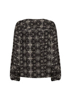Iane Blus Dam Black Combi Soyaconcept