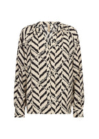 Inarose Blus Dam Black Combi Soyaconcept