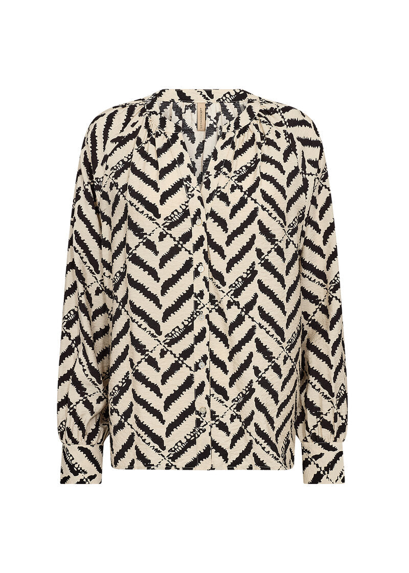 Inarose Blus Dam Black Combi Soyaconcept