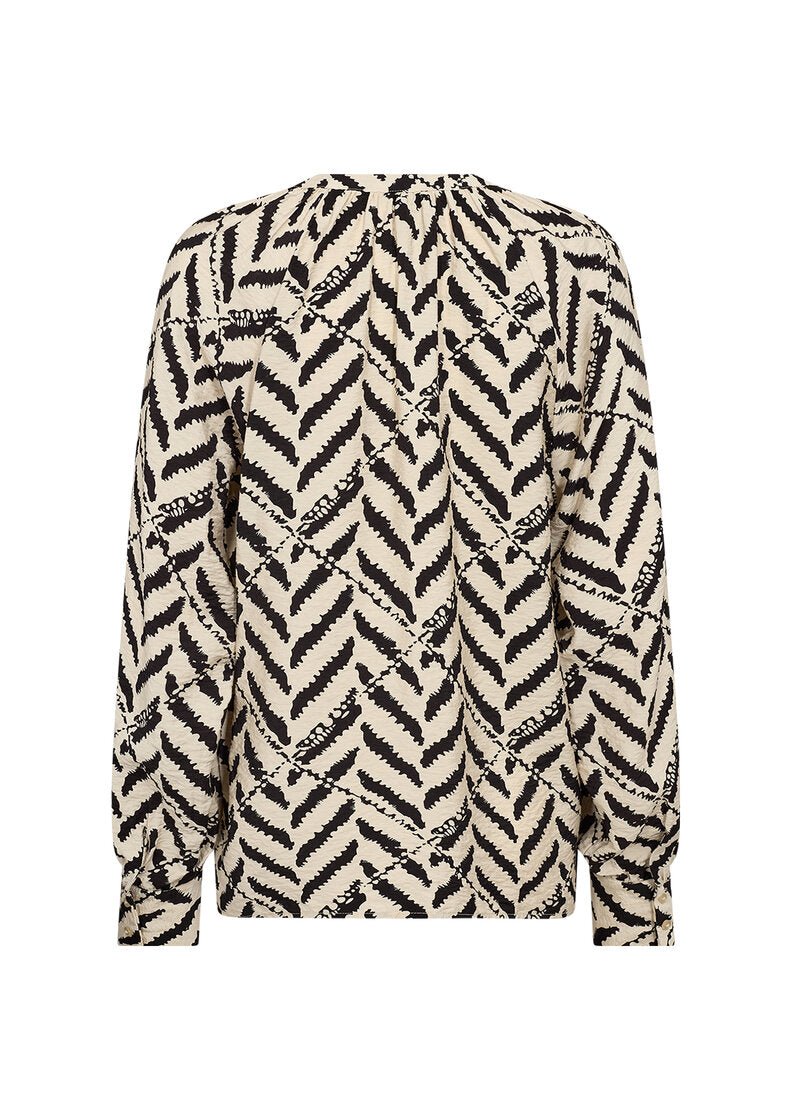 Inarose Blus Dam Black Combi Soyaconcept