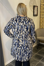 Iona Tunic Women's Blue Iris Combi Soyaconcept