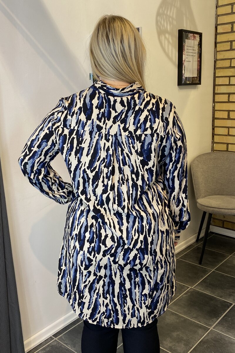 Iona Tunic Women's Blue Iris Combi Soyaconcept