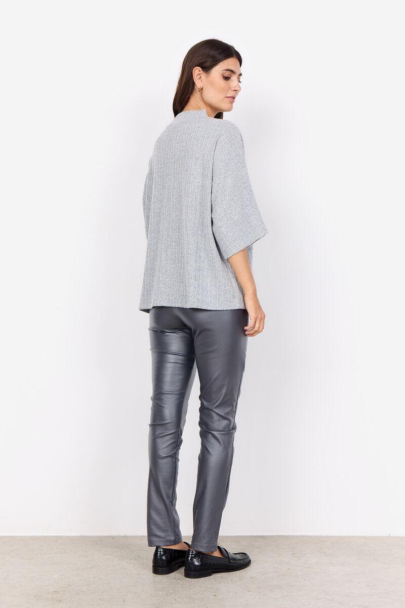 Isel Tröja Dam Light Grey Melange Soyaconcept